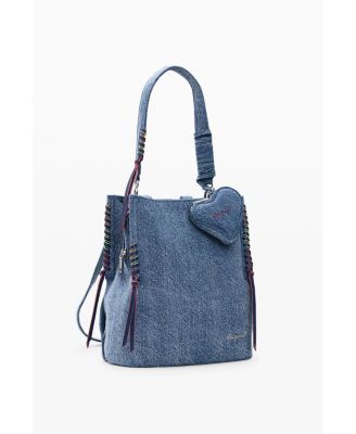 Women's Small denim heart backpack
