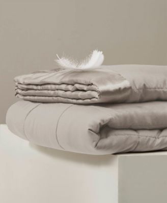 Windom Lightweight Down Alternative Satin Trim Blanket, Twin