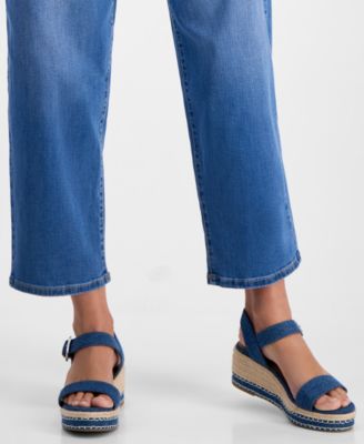 Women's Utility-Pocket Barrel Jeans