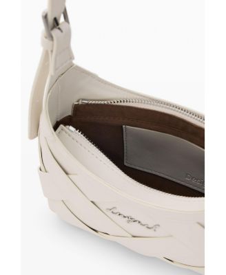 Women's Small braided logo bag