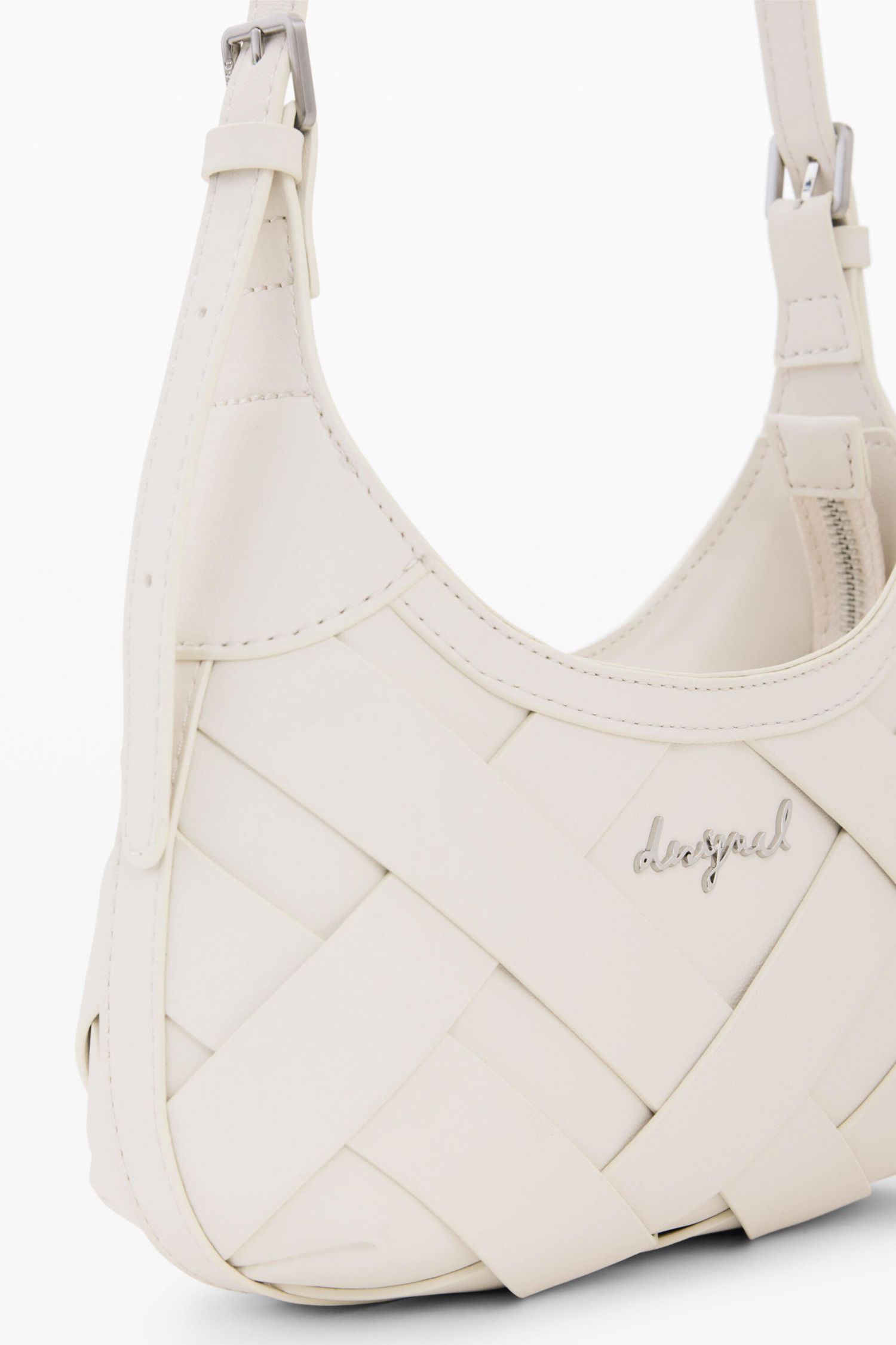 Women's Small braided logo bag