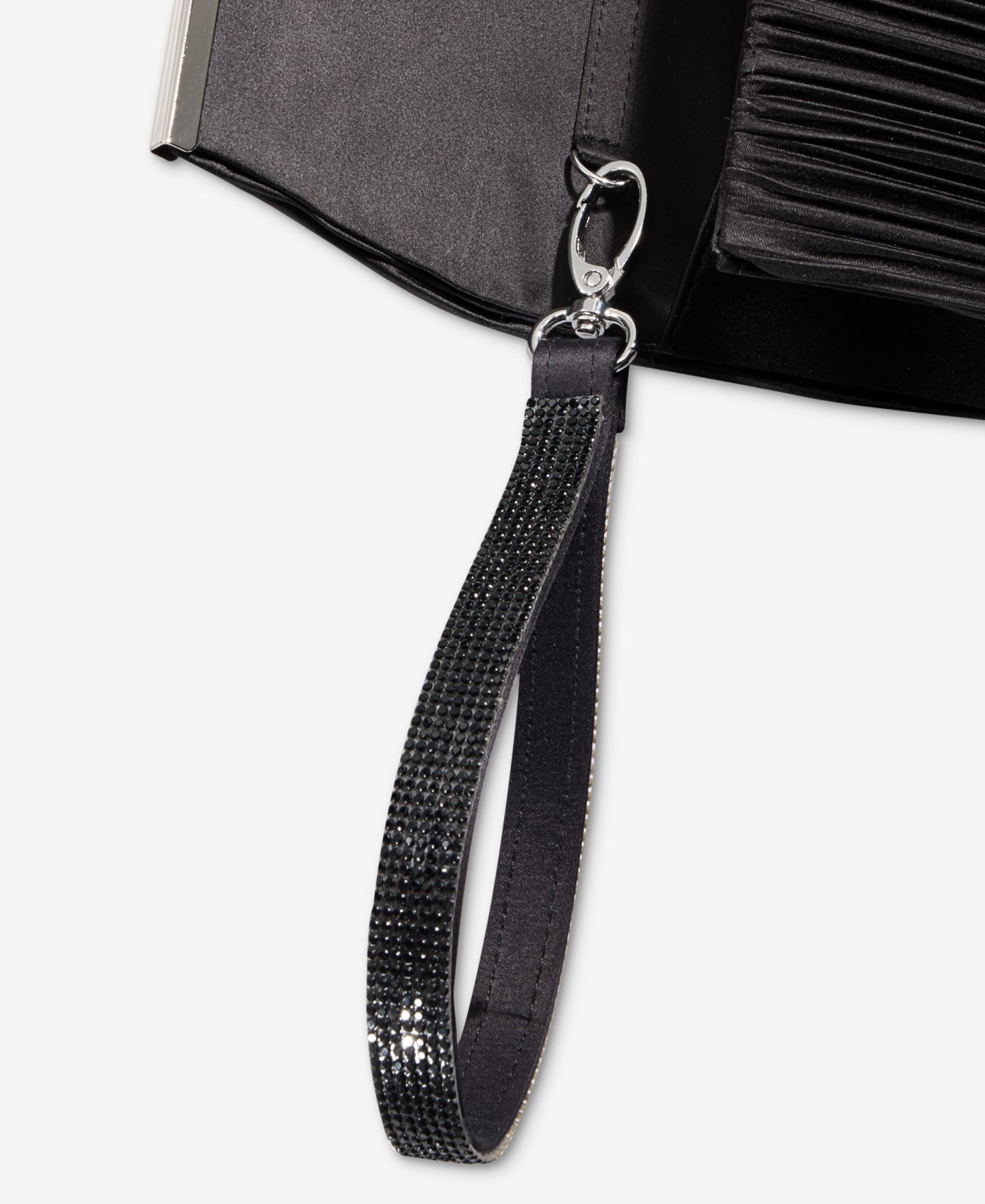 Женский клатч I.N.C. International Concepts Caitlin Pleated Satin Clutch, цвет: Чёрный — фото 6