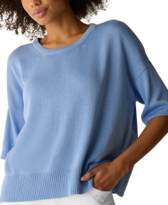 Women's Crew Neck Pull-On Top