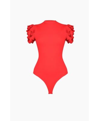 Women's Ruffle Sleeve Bodysuit