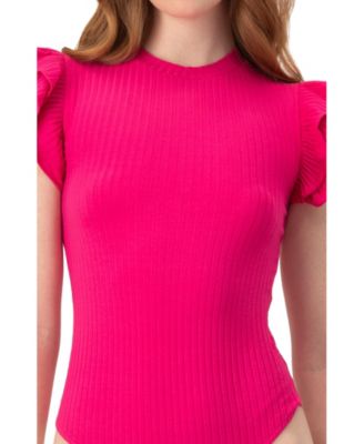 Women's Ruffle Sleeve Bodysuit