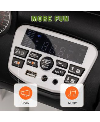 Kids 12V Electric Ride On Car with Parent Remote Control and Shock Absorbing Wheels for Ages 3 to 6