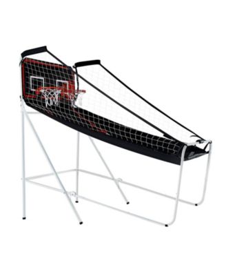 Foldable Basketball Arcade Game 2-Player Indoor Dual Shot with Scoreboard 4 Balls