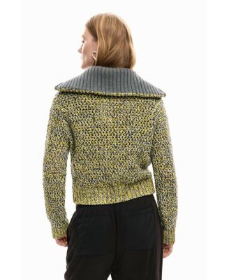 Women's Zipper Knit Sweater