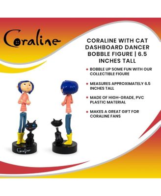 Coraline with Cat PVC Bobble Figure | 6.5 Inches Tall