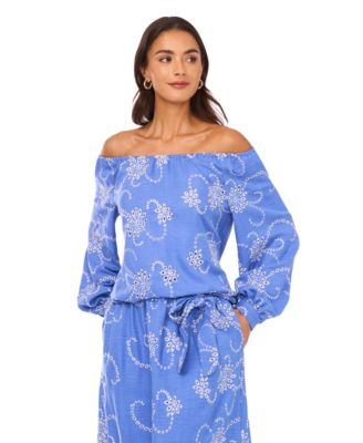 Women's Off-the-Shoulder Tie Top