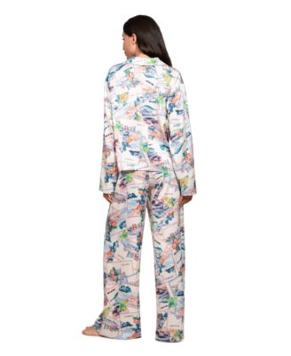 Women's Button-Down Top & Pants, 2-Piece Set