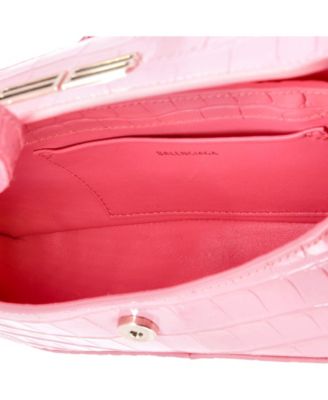 Small XX Flap Street Shoulder Bag Embossed Leather