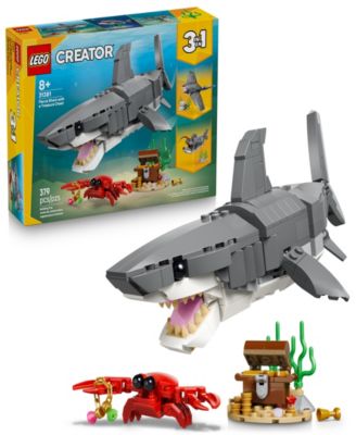 Creator Fierce Shark with a Treasure Chest Building Toy 31381, 379 Pieces