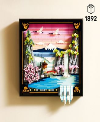 Art Japanese Cherry Blossom Landscape Building Set 31218, 1892 Pieces