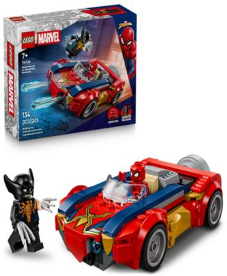 Marvel Spider-Man Car vs. Venomized Wolverine Building Toy 76336, 134 Pieces