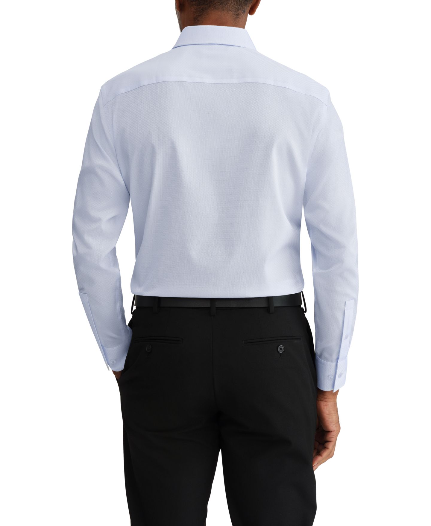 Мужская рубашка Calvin Klein Refined Cotton Stretch Shirt, Regular Fit, цвет: Синий — фото 3