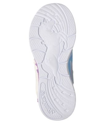 Little Girls S-Lights: Unicorn Chaser Stay-Put Closure Light-Up Casual Sneakers from Finish Line