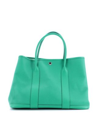 36 Garden Party Tote Leather