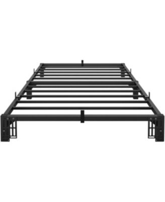 Heavy-Duty Black Metal Bed Frame - Ultra-Strong Load-Bearing Platform Bed, No Need for Additional Bed Box, Comes with Elevated Storage Space
