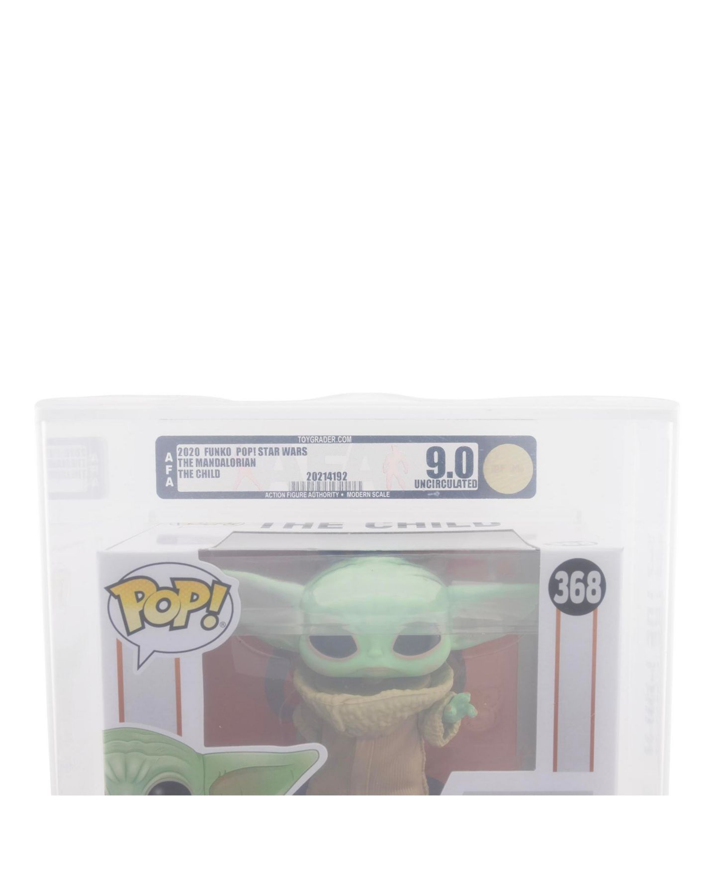 Детская фигурка Funko Pop! Star Wars The Mandalorian The Child AFA 9 3.75" Action Figure, Ages 6+ — фото 7