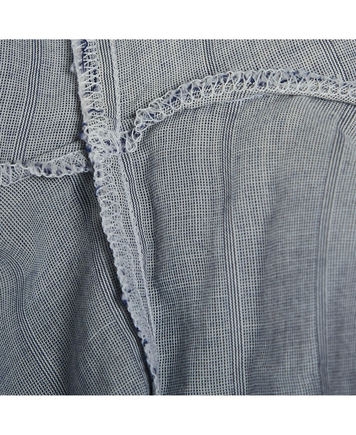 Pre-Owned Burberry Women's Brit Grey Pinstripe Button Front Blouse