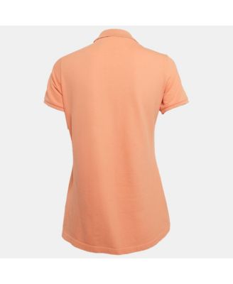 Women's ange Logo Embroidered Cotton Polo T-Shirt