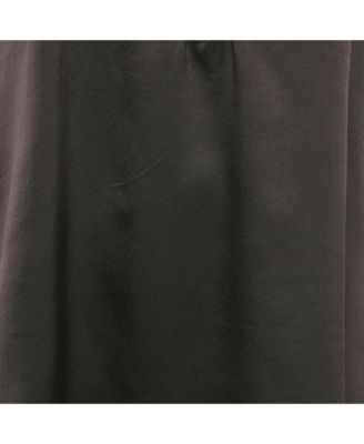 Women's Black Satin Lace-Up Tank Top