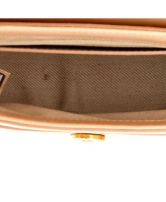 Small Aby Lock Bag Embossed Leather