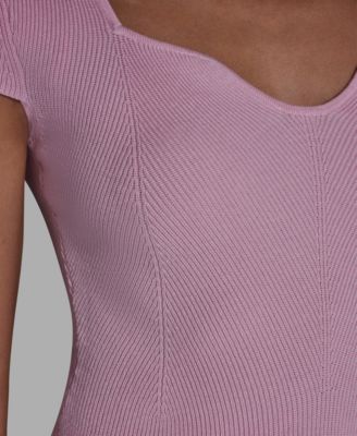 Women's Sweetheart Neck Slim Fit Top