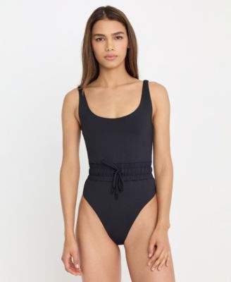 Women's Matte Waist Framer One-Piece Swimsuit