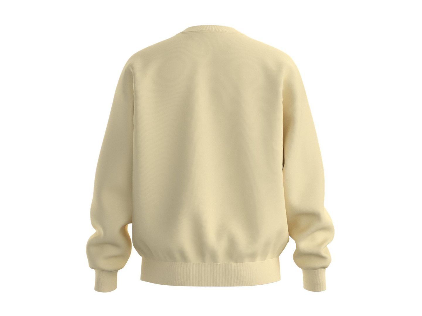 Мужская толстовка Hugo Boss HUGO Dinex Long-Sleeve Oversized Sweatshirt, цвет: Слоновая кость — фото 2