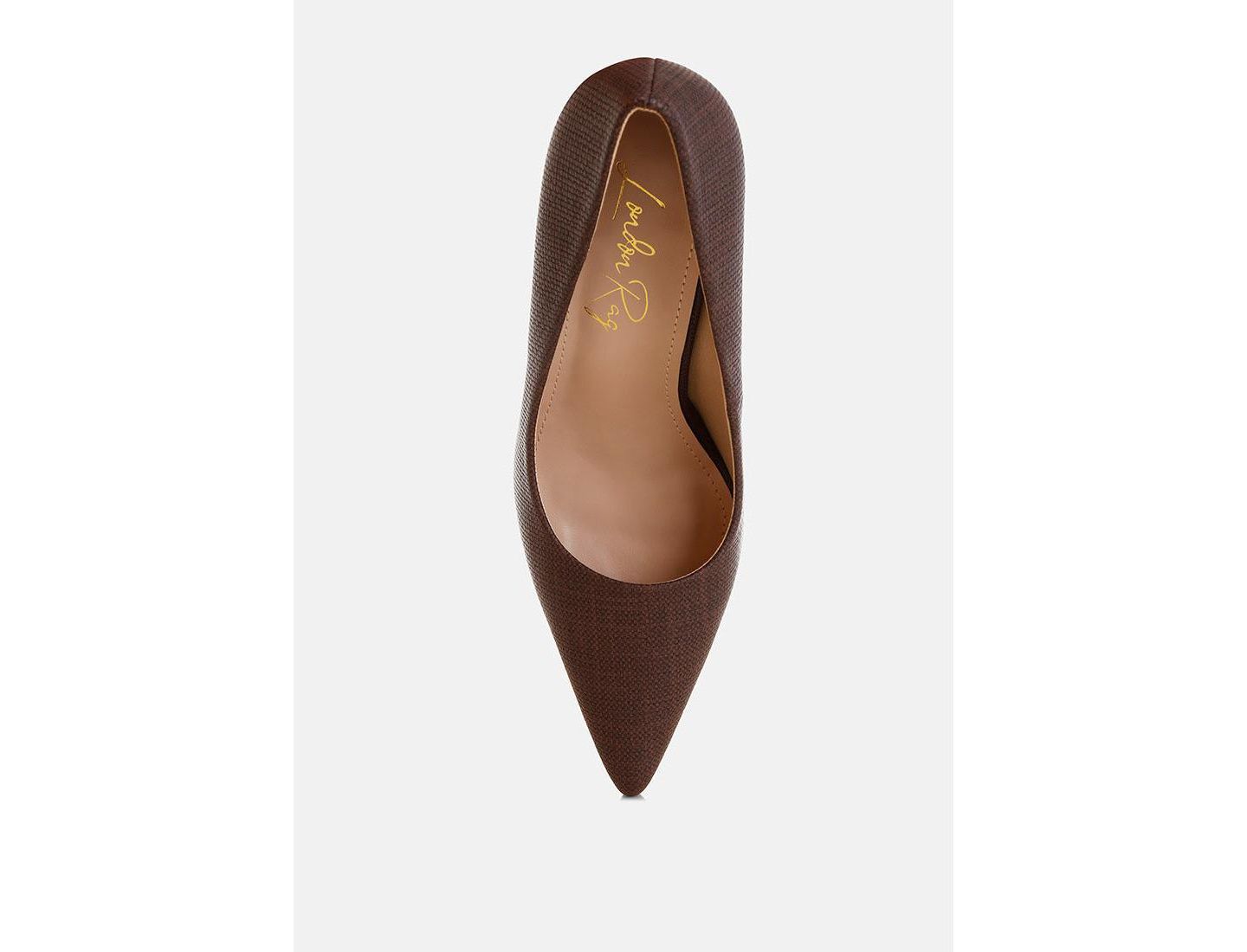 Женские туфли London Rag Zuzana Pointy Toe, цвет: Коричневая искусственная кожа — фото 5