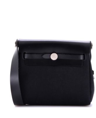 20 Herbag Zip Toile and Leather