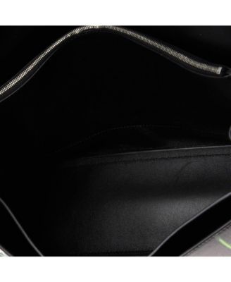 Large Crush Sling Shoulder Bag Printed Leather