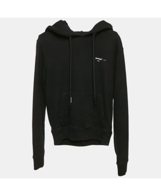 Men's Cotton Knit Arrow Applique Hoodie