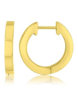 Roxy Waterproof Platinum 18mm Huggie Earrings - Yellow 120$