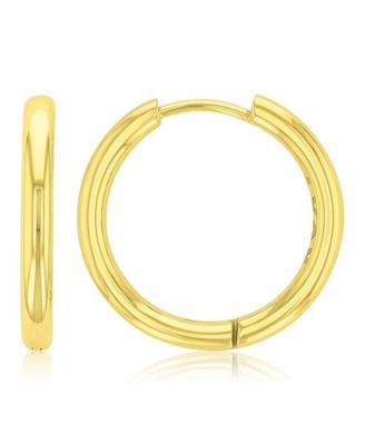 Waterproof Yellow 20mm Hoop Earrings