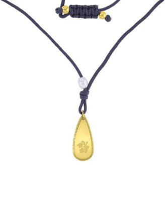 Waterproof Yellow Hibiscus Pearl Adjustable Necklace