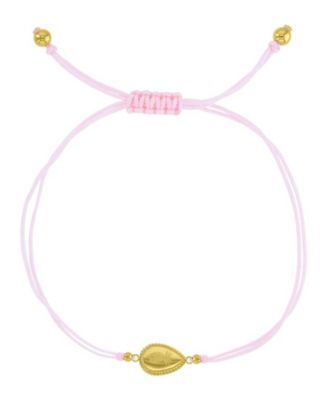Waterproof Yellow Pineapple Teardrop Charm Adjustable Bracelet