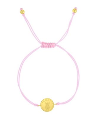 Roxy Waterproof Yellow Pineapple Rd Charm Adjustable Bracelet - Yellow 56$