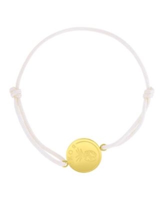 Waterproof Yellow Heart Pineapple RD Charm Adjustable Bracelet
