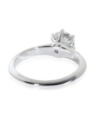 Tiffany & Co. 0.92 ct Round Brilliant Diamond Engagement Ring