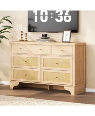 4 drawer wooden dresser, modern tall storage organizer for bedroom