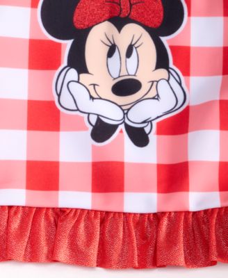 Toddler Girls' 2T-4Y Gingham-Print 2-Piece Tankini Swimsuit