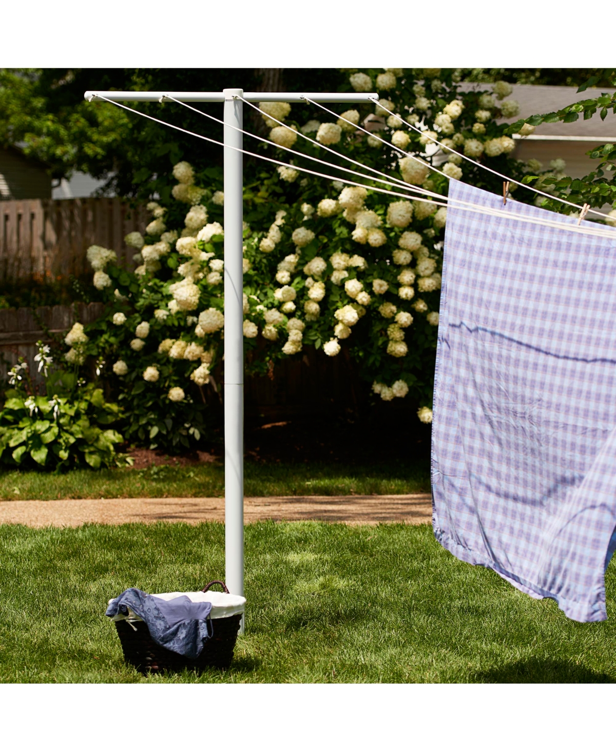 Household Essentials Mega Outdoor Clothesline T Post