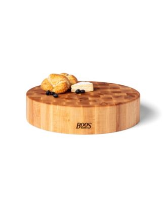 CCB Series 18" Round Wooden Maple Cutting Board