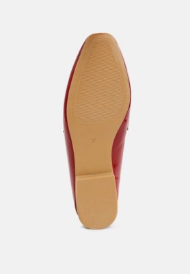 Womens Bellagio Flat Heel Loafers