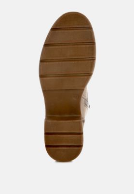 Womens Azalea Lace Up High Ankle Boots