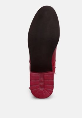 Womens Cheer Leader Tassels Detail Ankle Boots