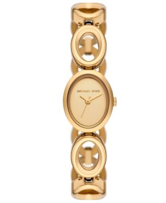 Women's Maude Three-Hand Gold-Tone Stainless Steel Watch, 22mm
